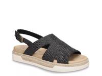 Kato Espadrille Sandal Black view