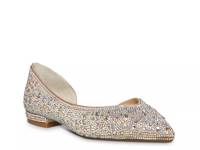 Remy Ballet Flat Silver Iridescent view