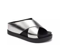 Brianna Slide Sandal Silver view