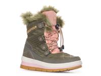 Montana Snow Boot - Women's Green/Pink view