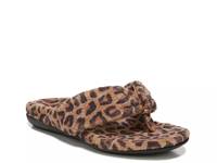 Lydia Slipper Brown Leopard Print view