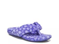 Lydia Slipper Purple Leopard Print view