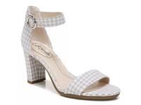 Averly Sandal White/Taupe Gingham Plaid view