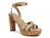 Mallory Sandal Natural Floral Print view