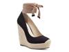 Zexie Espadrille Wedge Pump Black view