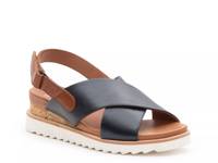 Vancouver Wedge Sandal Navy view