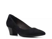 Teresa Step Pump Black Suede view