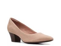 Teresa Step Pump Taupe Suede view