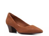 Teresa Step Pump Cognac Suede view
