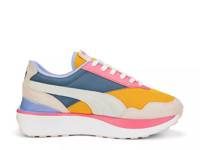 Cruise Rider Sneaker - Women's Navy/Yellow/Pink view