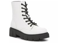 Linston Combat Boot White view