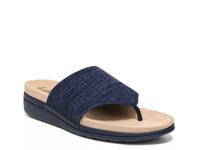 Poolside Wedge Sandal Navy view