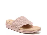 Poolside Wedge Sandal Blush Pink view
