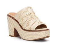 Yena Espadrille Platform Sandal Natural Tan view