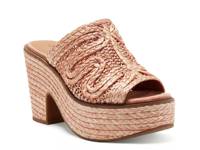 Yena Espadrille Platform Sandal Orange view