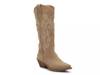 Windie West Cowboy Boot Light Brown Suede view