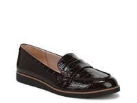 Zee Loafer Brown Croc Print Synthetic view