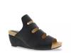 Whit Wedge Sandal Black view