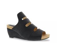 Whit Wedge Sandal Black view