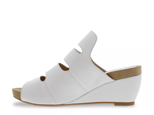 Whit Wedge Sandal