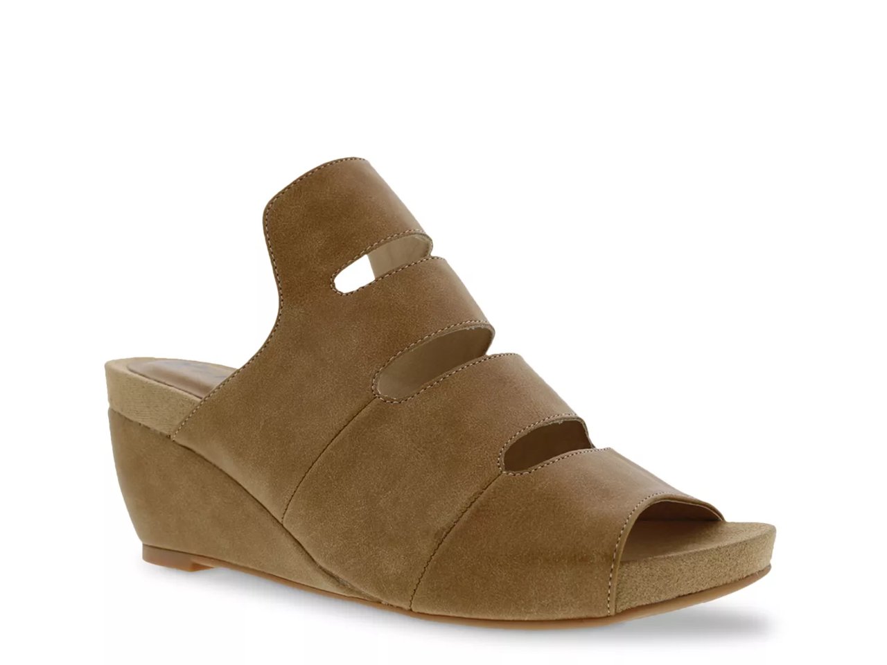 Whit Wedge Sandal