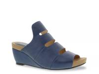 Whit Wedge Sandal Navy view