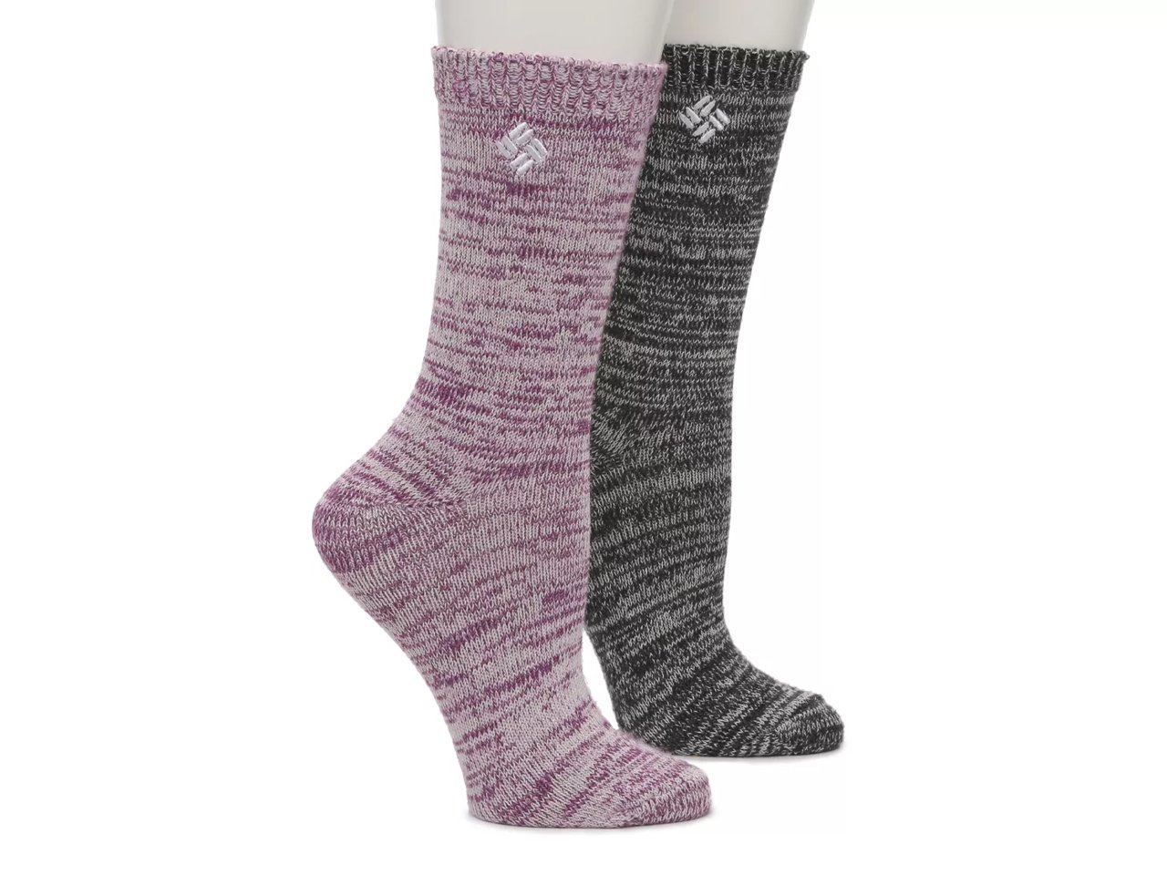 Super Soft Marled Women's Crew Socks - 2 Pack