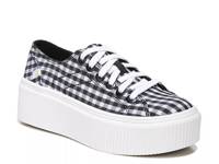 For Now Platform Sneaker Black/White Checkered view
