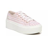 For Now Platform Sneaker Pink/White Checkered view