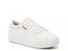 Time Off Platform Sneaker - Women's White Fabric & Synthetic view