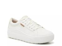 Time Off Platform Sneaker - Women's White Fabric & Synthetic view