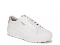 Time Off Platform Sneaker - Women's White/Gold Metallic Synthetic view