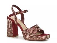 Pava Platform Sandal Burgundy view