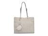 Santa Barbara Tote Off White/Black Stripes view