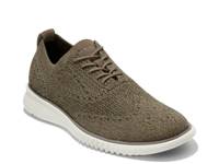 2.Zerogrand StitchLite Wingtip Oxford Stone Grey view