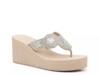 Ammie Wedge Flip Flop Beige view