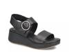 Faedra Wedge Sandal Black view