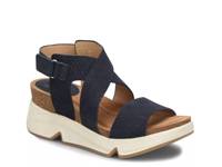 Chardy Wedge Sandal Navy view
