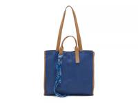 Diam Leather Tote Dark Blue view