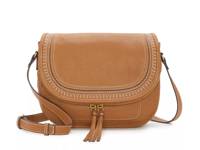 Kiah Leather Crossbody Bag Rust Orange view