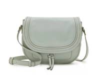 Kiah Leather Crossbody Bag Sage Green view