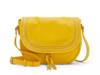 Kiah Leather Crossbody Bag Yellow view