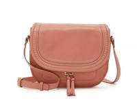 Kiah Leather Crossbody Bag Orange view