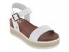 Kiera Espadrille Platform Sandal White view