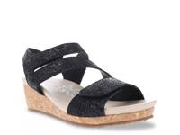 Millie Wedge Sandal Black view