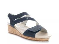 Millie Wedge Sandal Navy view
