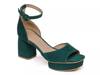 Raleigh Platform Sandal Dark Green view