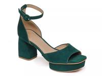 Raleigh Platform Sandal Dark Green view