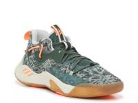 Harden Stepback 3 Basketball Shoe - Men's Green Camo Print view