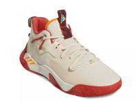 Harden Stepback 3 Basketball Shoe - Men's Off White/Red view